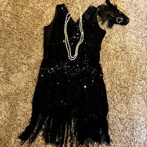 Flapper girl costume